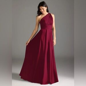 Azazie Charlize Burgundy Dress
